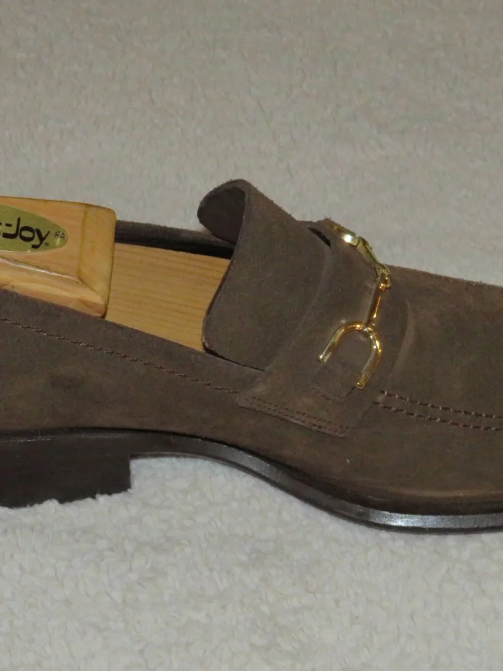 Gucci Tom Ford Era Brown Suede Leather Bit Loafers 40 E US 7